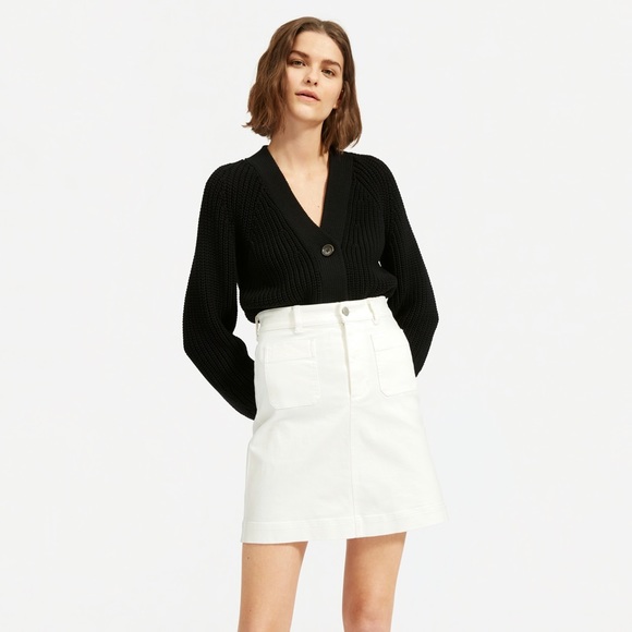 Everlane Dresses & Skirts - EVERLANE patch pocket skirt, bone size 2